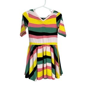 Dot Dot Smile striped twirl dress 2T NWT